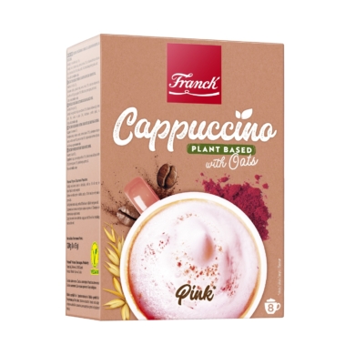 FRANCK Instant Cappuccino por - Pink - növényi alapú  120 g