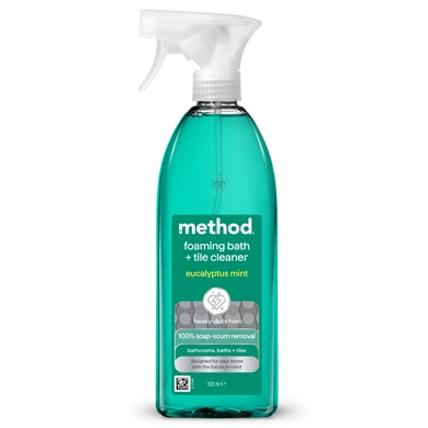 METHOD Fürdőszoba- és csempetisztító hab - Eukaliptusz-Menta illattal 828 ml