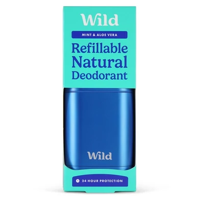  WILD Deo stift tartó & utántöltő Menta-Aloe Vera illattal 40 g