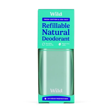 WILD Deo stift tartó & utántöltő Pamut-Tenger illattal 40 g