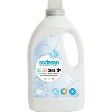 SODASAN Öko folyékony mosószer színes ruhákhoz - Sensitive 1,5 l