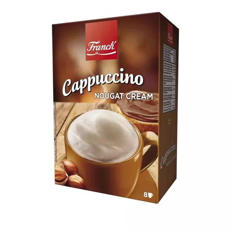 FRANCK Instant Cappuccino por - Nugát krém ízű 148 g