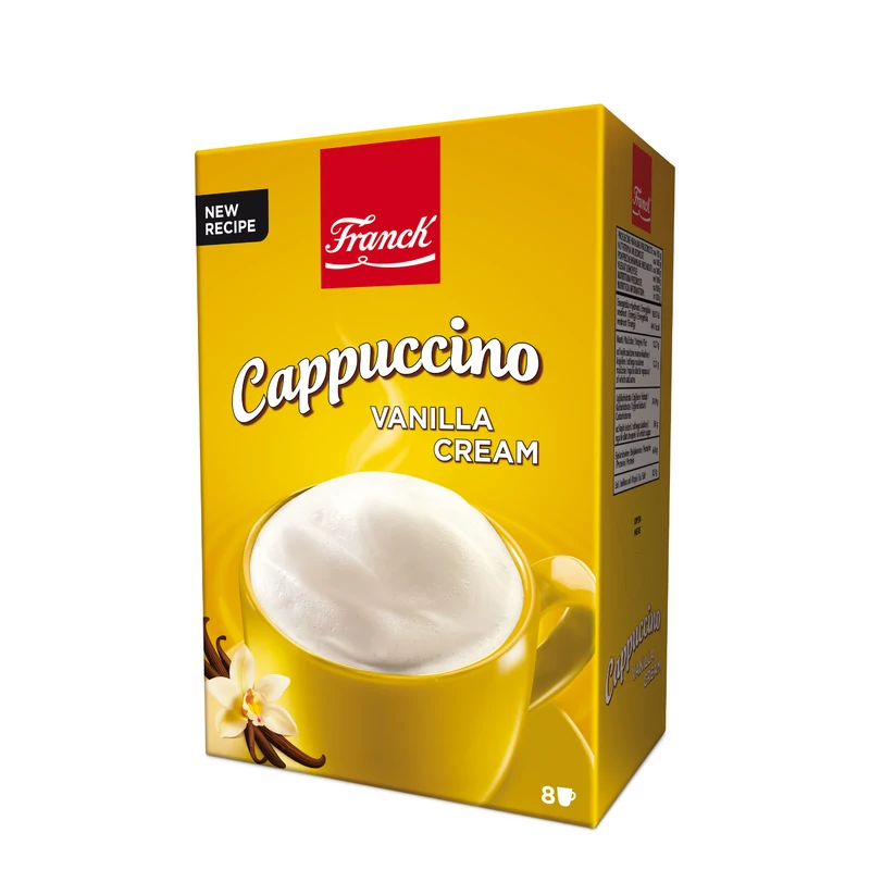 FRANCK Instant Cappuccino por - Vanília ízű 148 g