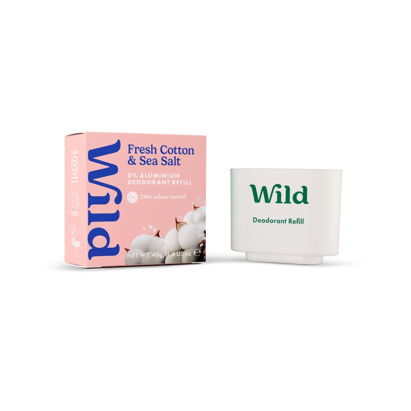 WILD Deo stift utántöltő Pamut-Tenger illattal 40g