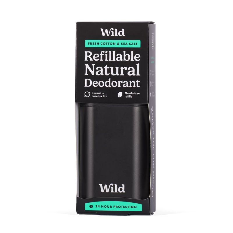  WILD Férfi Deo tartó & Stift utántöltő Pamut-Tenger illattal 40g