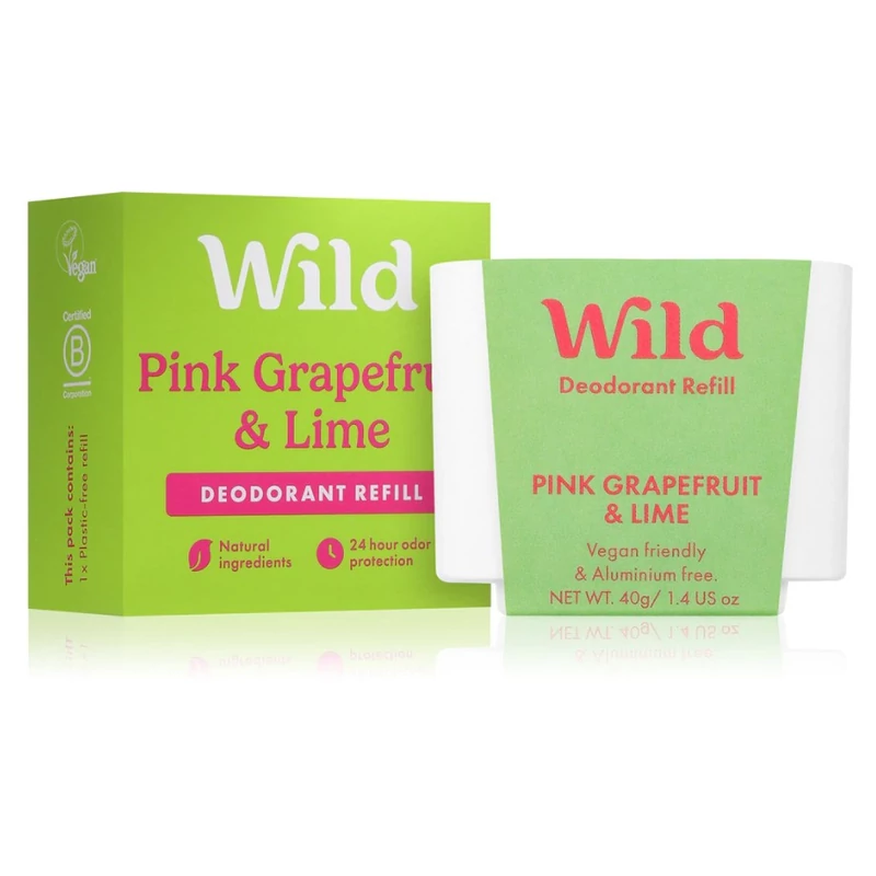 Wild Deo Stift utántöltő Pink Grapefruit -  Lime illattal - Limitált kiadás