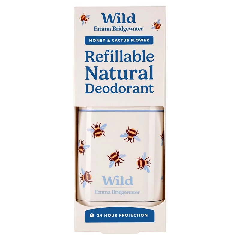 WILD Deo stift tartó & utántöltő Méz- Kaktuszvirág illattal 40 g - Méhecskék