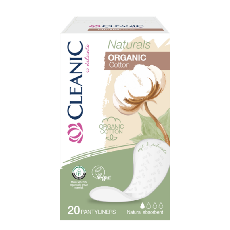 Cleanic Naturals Organic Cotton tisztasági betét 20db
