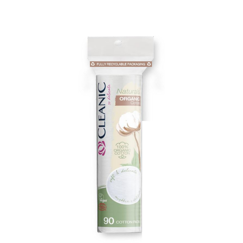 Cleanic Naturals Organic 100% pamut vattakorong 90 db