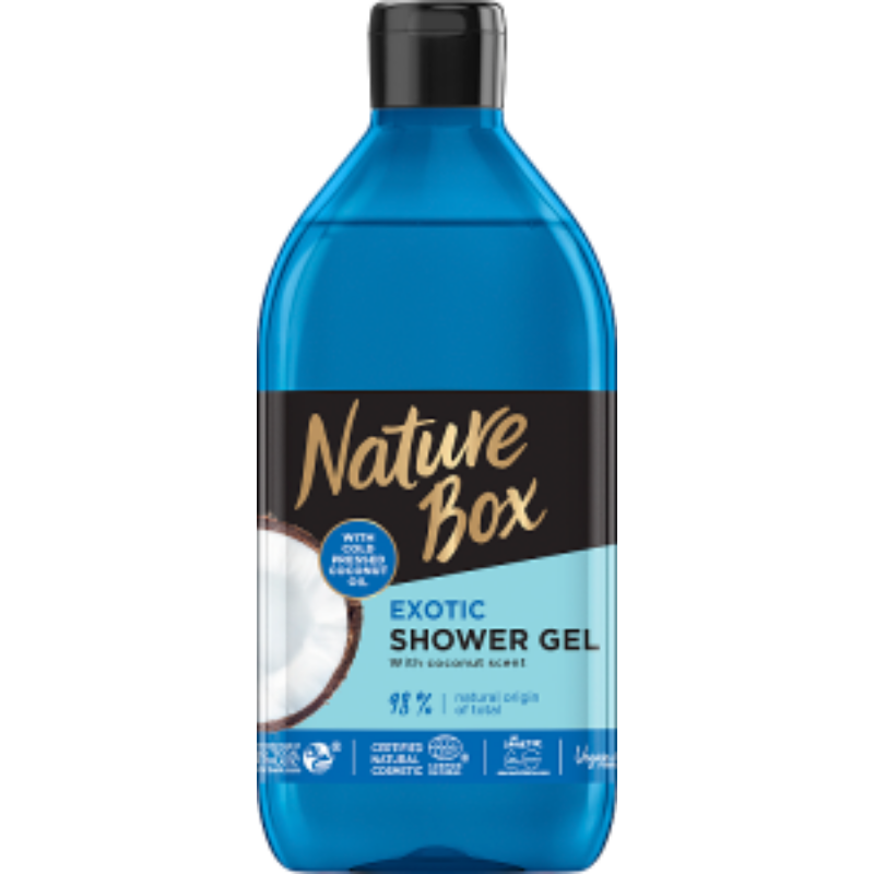 Nature Box tusfürdő  Kókusz az ápolt bőrért 385 ml