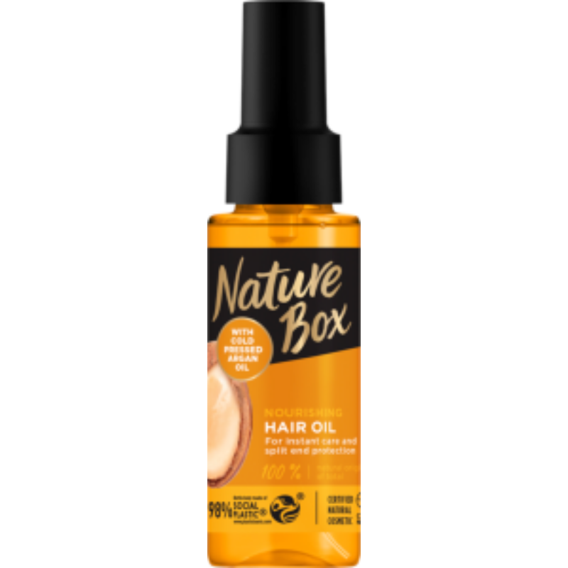 Nature Box hajolaj Argán olajjal a puha hajért