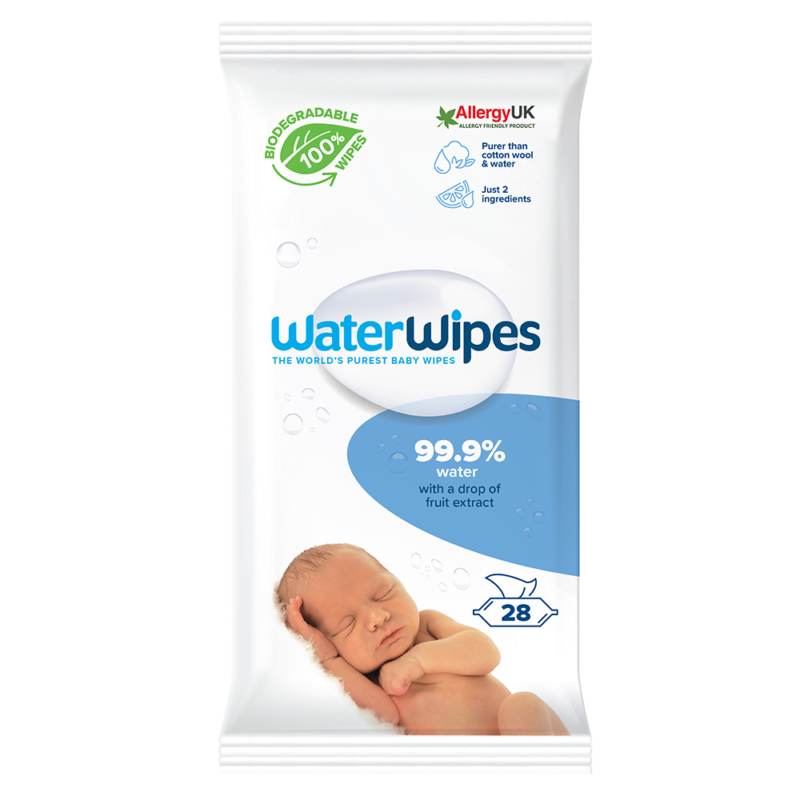 WaterWipes BIO Törlőkendő Utazó Csomag 28db