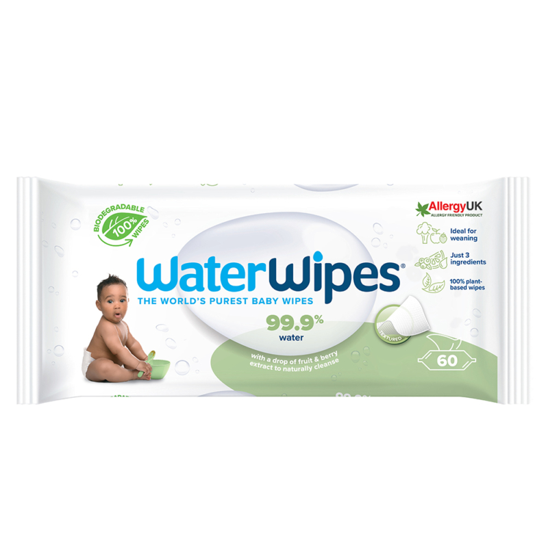 WaterWipes BIO Szappanbogyó Törlőkendő 60db