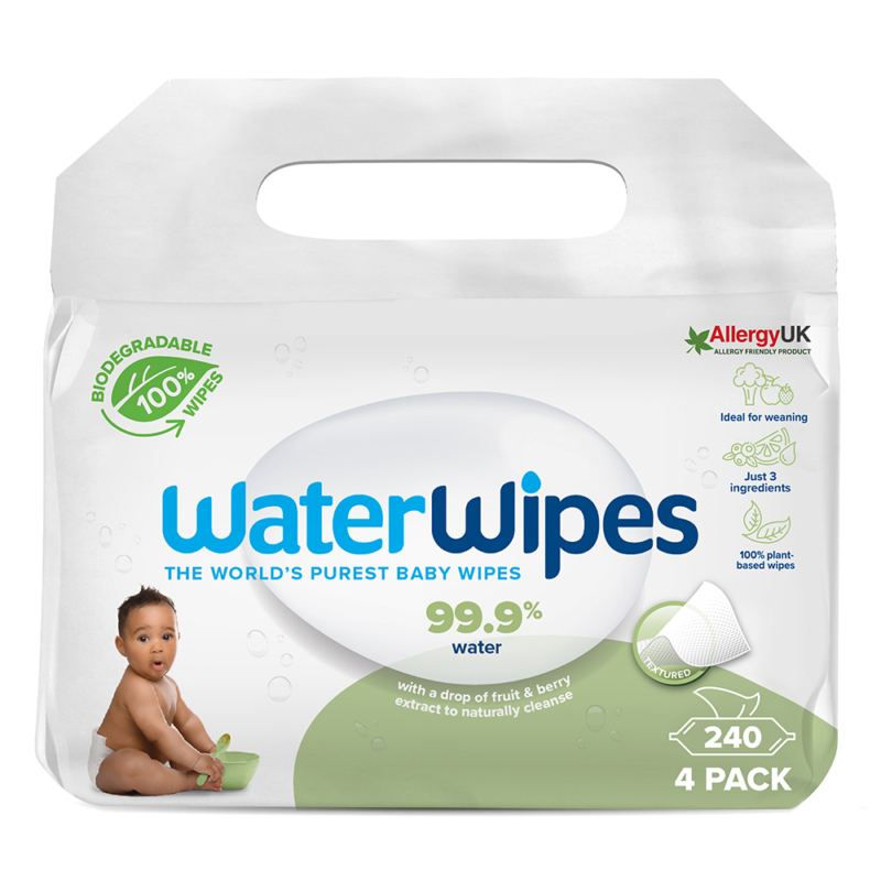 WaterWipes BIO Szappanbogyó Törlőkendő Value Pack 4x60db